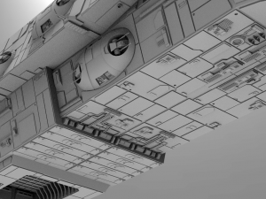 rendili class star dreadnought - star wars 3D Модель