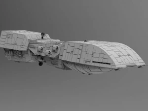 rendili classe star dreadnought - star wars Modello 3D