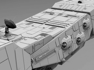 rendili class star dreadnought - star wars 3D Модель
