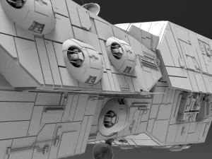 rendili classe star dreadnought - star wars Modello 3D
