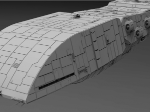 rendili class star dreadnought - star wars 3D Модель