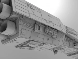 rendili classe star dreadnought - star wars Modello 3D