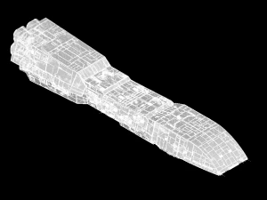 rendili classe star dreadnought - star wars Modello 3D