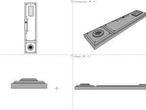 sci-fi wall and floor panels kit - 21 parts kitbash Modèle 3D
