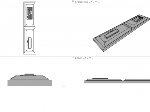 sci-fi wall and floor panels kit - 21 parts kitbash Modèle 3D