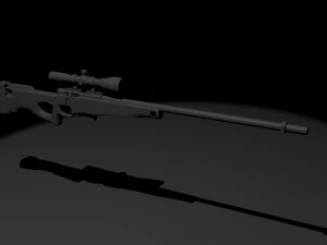 modelo poligonal alto awp Modelo 3D