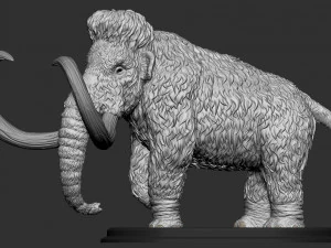 mamute Modelo de Impressão 3D