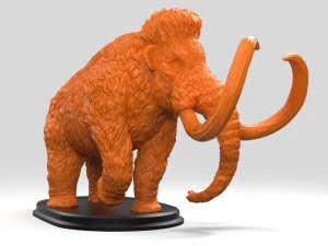 mamute Modelo de Impressão 3D