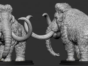 mamute Modelo de Impressão 3D