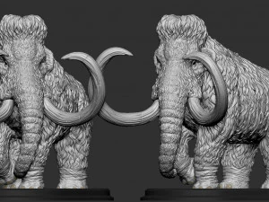mamute Modelo de Impressão 3D