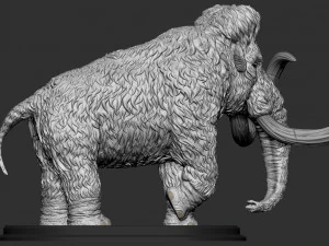 mamute Modelo de Impressão 3D