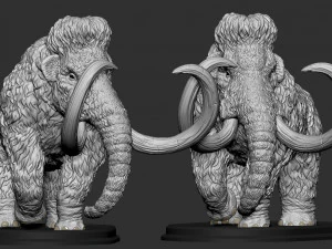 mamute Modelo de Impressão 3D