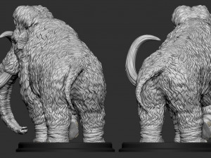 mammoth Modelo de Impressão 3D