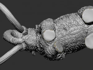 mamute Modelo de Impressão 3D