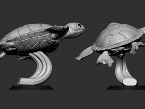 turtle 3D प्रिंट मॉडल