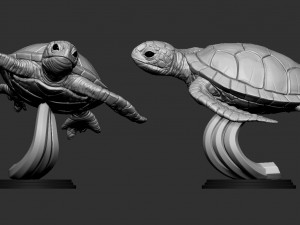 turtle 3D प्रिंट मॉडल