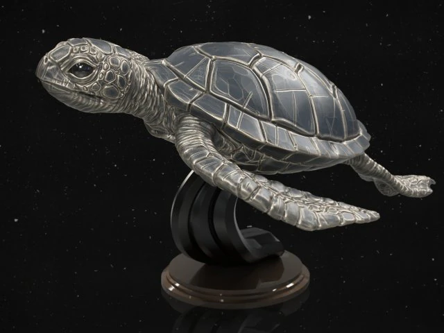 turtle 3D Print Model .c4d .max .obj .3ds .fbx .stl .blend 