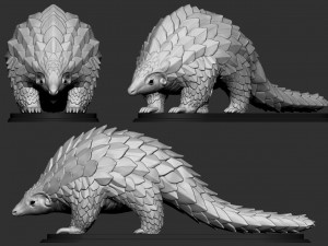 pangolin 3D Print Model