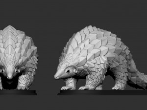 pangolin 3D 打印模型