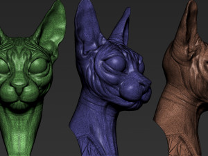 cat sphynx Modelo de Impressão 3D