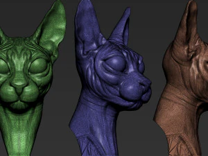 cat sphynx 3D Print Model