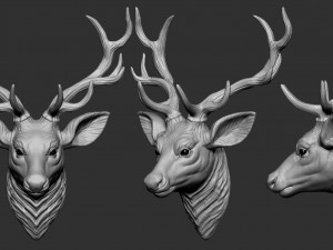 deer head Modelo de impresión 3D