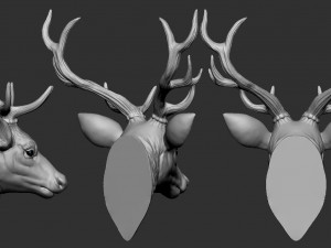 deer head Modelo de impresión 3D
