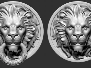 lion head 3D Print Model