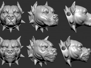 american bully 3D-printmodel