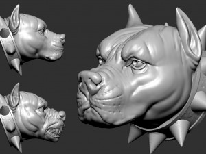 american bully 3D-printmodel
