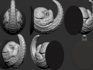 pholidota hanger hook Modelo de Impressão 3D