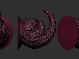 pholidota hanger hook 3D Print Model