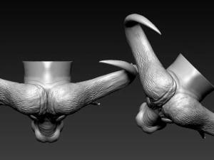 cabe&ccedil;a de b&uacute;falo africano Modelo de Impressão 3D