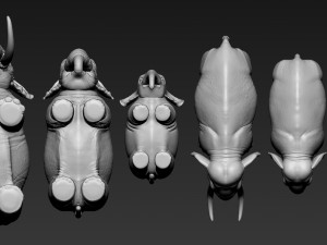 elephant asian Model Cetak 3D