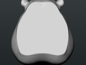 hippo head 3D-Druckmodell