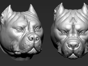 American Bully 3D-printmodel