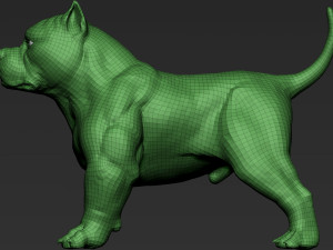 American Bully 3D-printmodel
