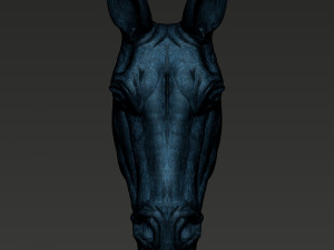 Horse Head Modelo de Impressão 3D