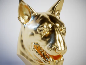 Bull Terrier 3D Print Model