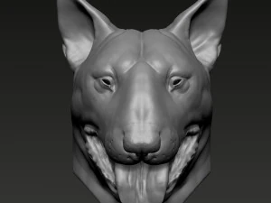 Bull Terrier 3D Print Model