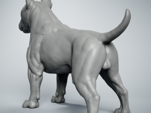 Bull Terrier Modelo de Impressão 3D
