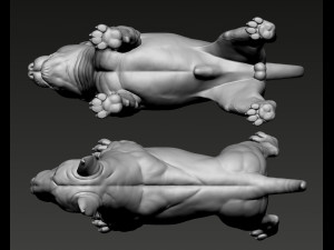 Bull Terrier Modelo de Impressão 3D