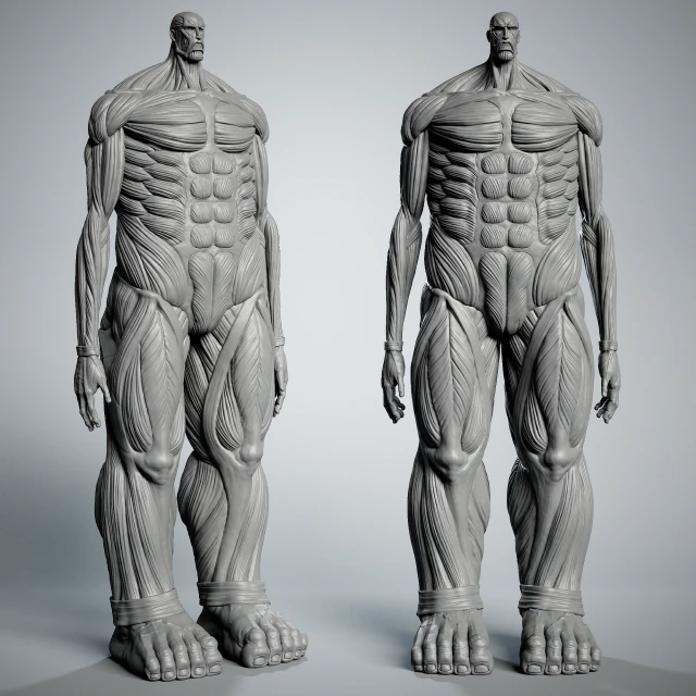 Attack on Titan Titan Titan 60m 3D Print Model .c4d .max .obj .3ds .fbx .stl .blend 