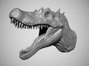 Spinosaurus Head 3D Print Model