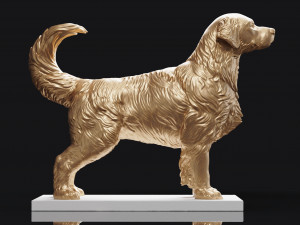 Golden Retriever Modello di stampa 3D