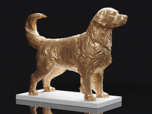 Golden Retriever Modello di stampa 3D