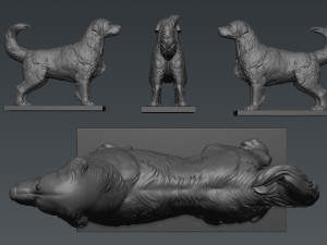 Golden Retriever Modello di stampa 3D