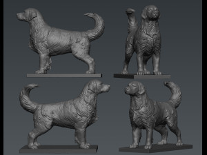 Golden Retriever Modello di stampa 3D