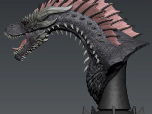 Drogon bust 3D Print Model