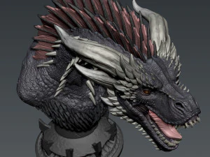 Drogon bust 3D Print Model
